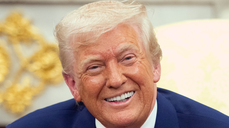 Donald Trump smiling