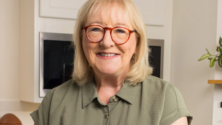 Donna Kelce standing in a kitchen 