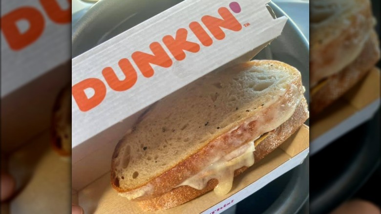 Dunkin' grilled cheese