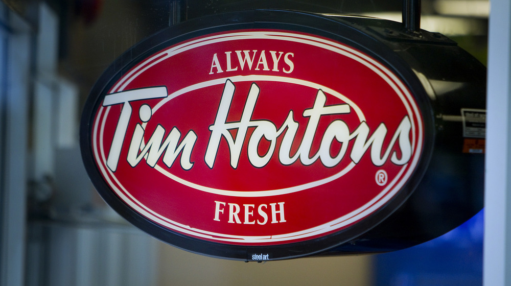 Tim Hortons sign