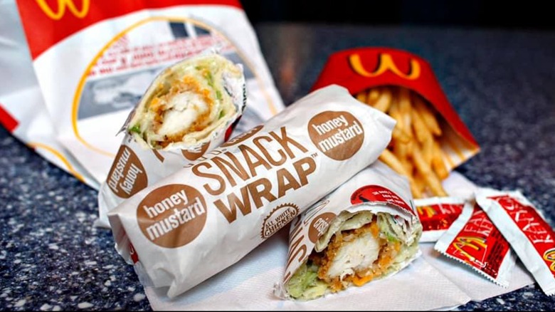 McDonald's discontinued Snack Wrap
