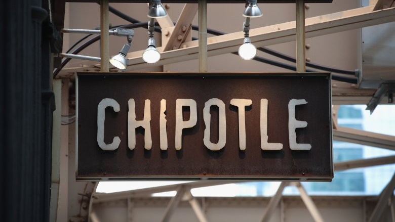 Chipotle sign