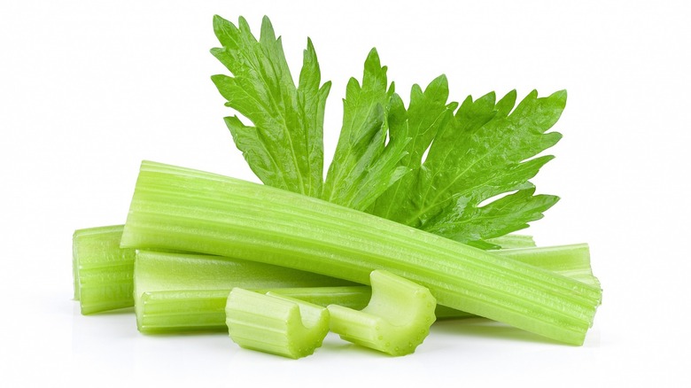 Chopped up celery