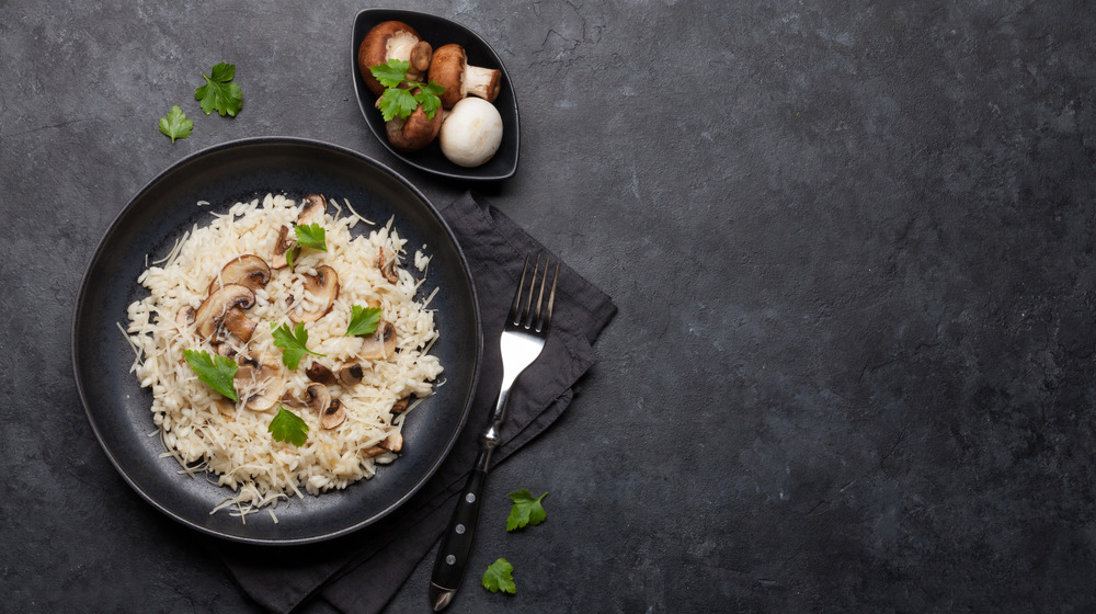 Risotto with mushrooms