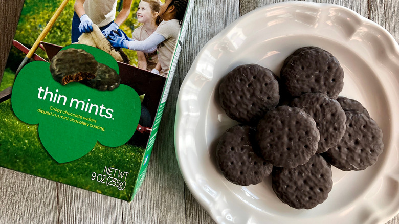 Thin Mints cookie box