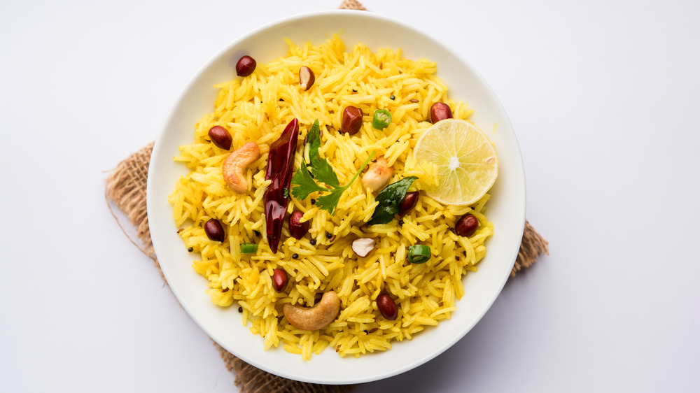Rice pilaf with lemon