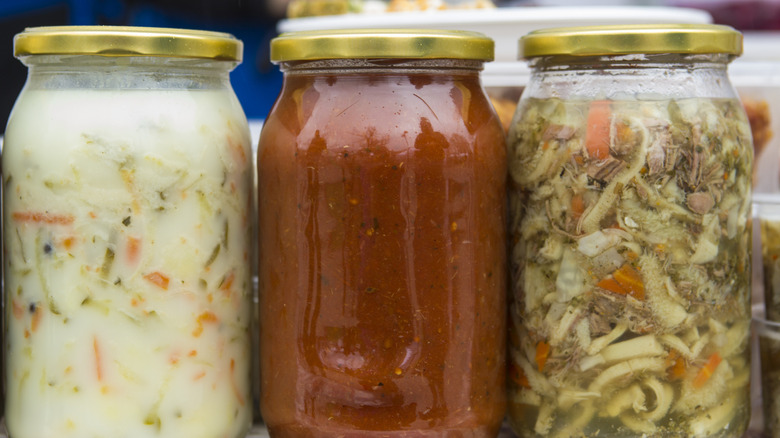jars of soup