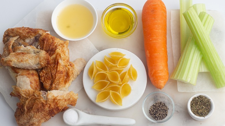 ingredients for chicken soup
