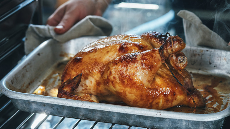 roast chicken in oven