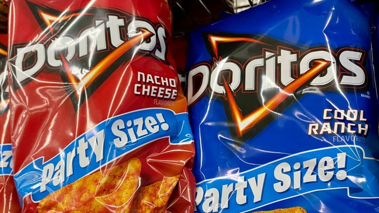 Two flavors of Doritos