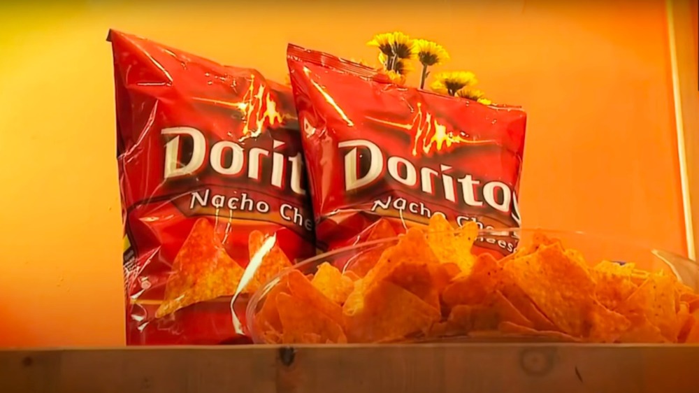 two bags of Doritos