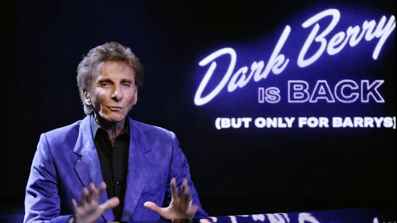 Barry Manilow in Dr Pepper's 'Dark Berry' video
