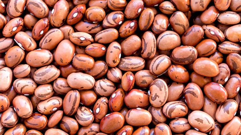 Close up of dried beans