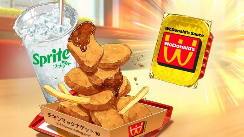 WcDonald's sauce anime art