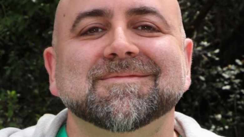 Duff Goldman smirking