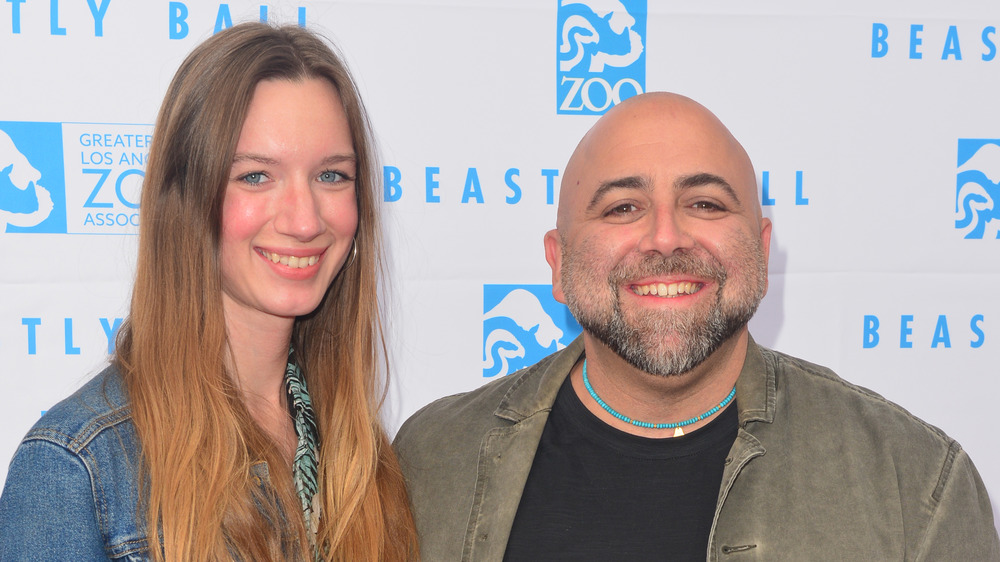 Johnna Goldman and Duff Goldman smiling