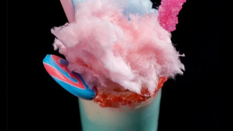 cotton candy milkshake