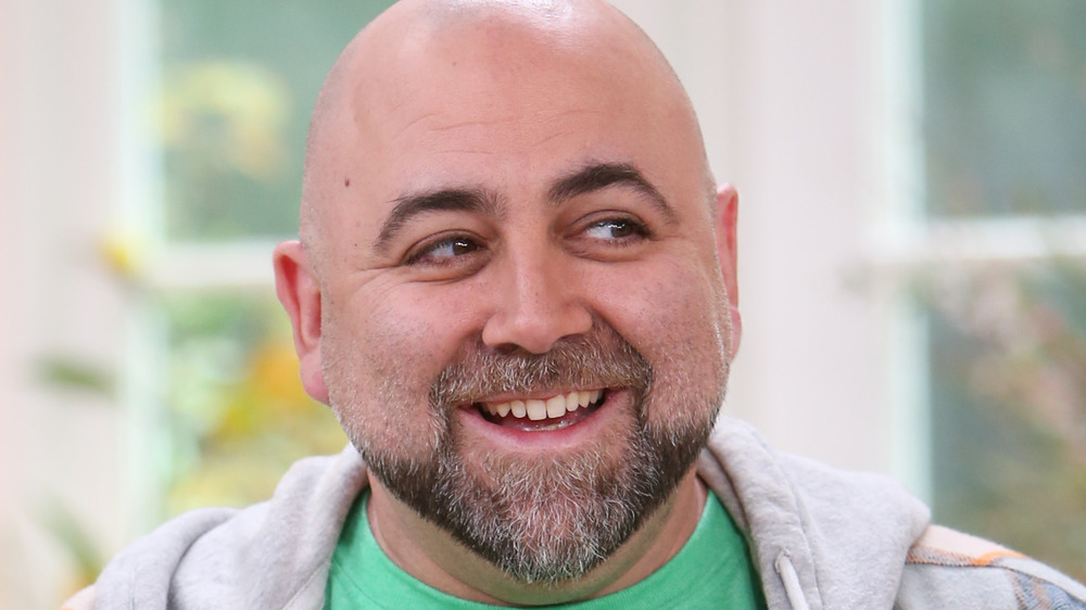 Duff Goldman in kitchen