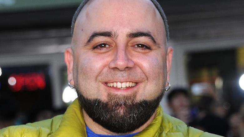 Duff Goldman smiling at event  