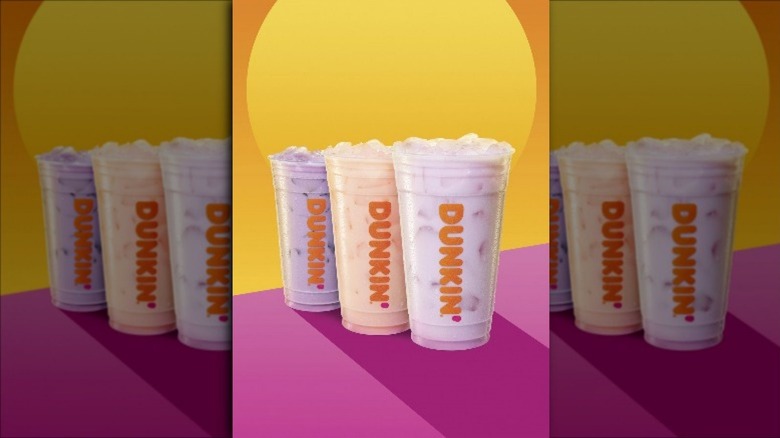 A lineup of Dunkin's new Refreshers