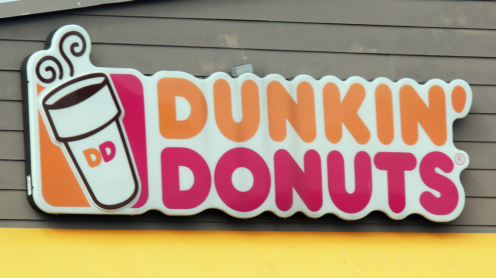 Dunkin' Donuts sign