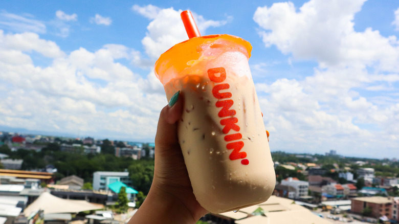 Dunkin' iced coffee