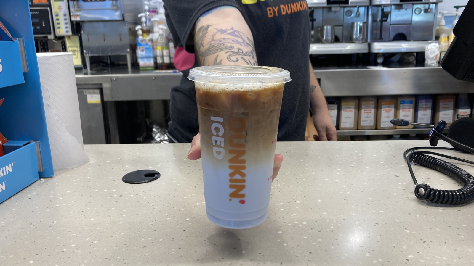 Dunkin' Potion Macchiato Review: This Ominous Ombre Concoction Casts A Sweet Spell