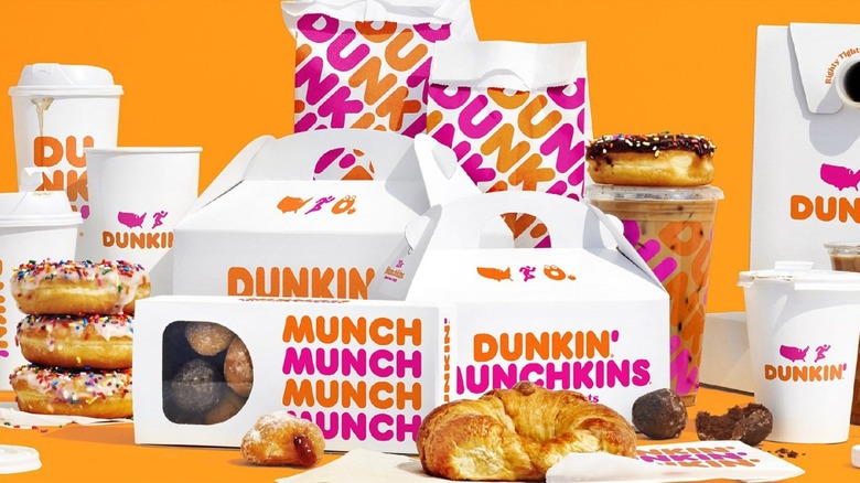 Dunkin' donuts and coffee items
