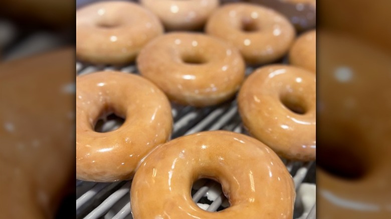 Krispy Kreme glazed donuts