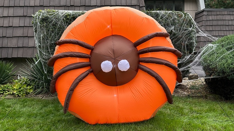 Dunkin's new inflatable spider donut 
