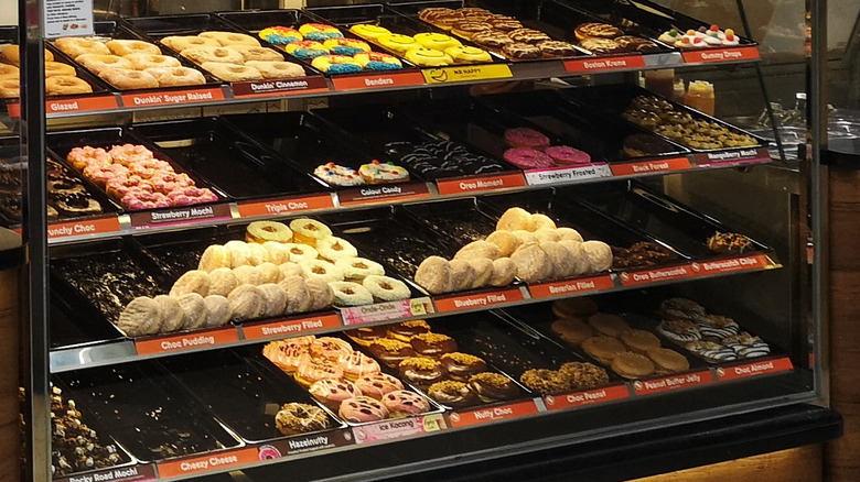 Dunkin's donut display