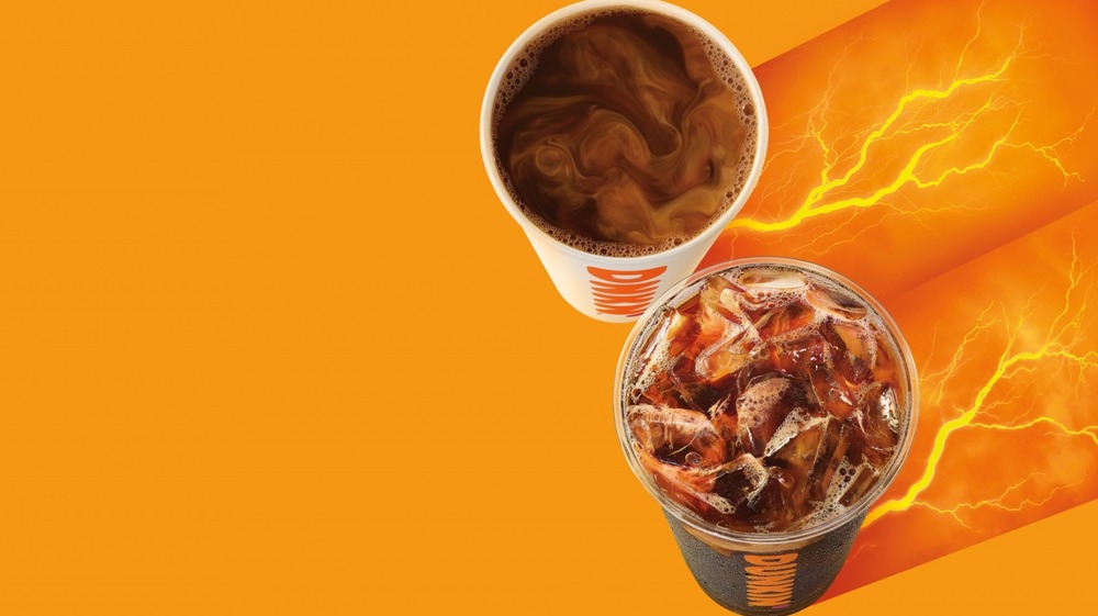 Dunkin' Donuts Extra Charged Coffee hot and iced