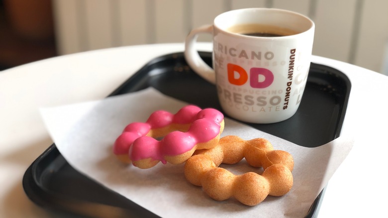 Coffee and pastry from Dunkin'