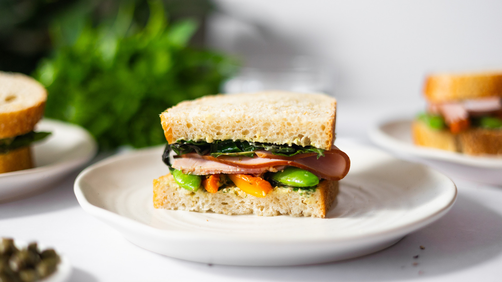 Easter Leftover Sandwich With Caper Butter Recipe