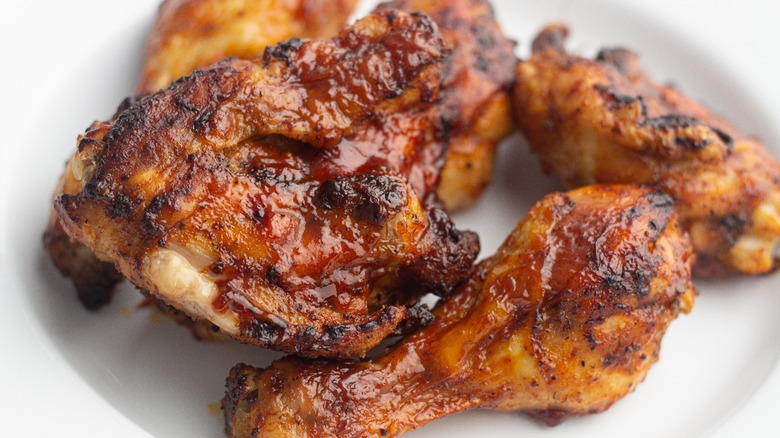 BBQ Chicken, air fryer BBQ chicken