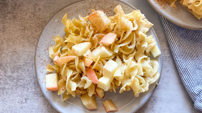 kugel on a plate 