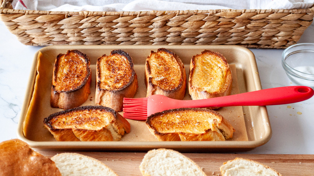 Bruschetta in pan