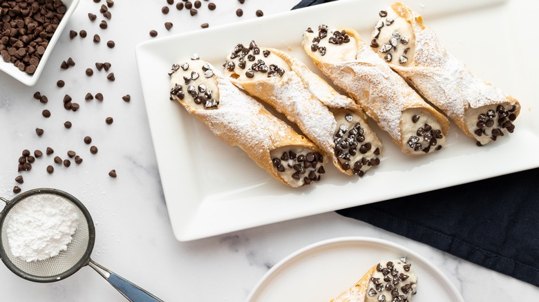 cannolis from above