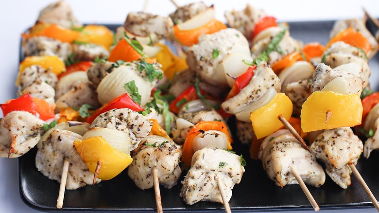 chicken kabobs