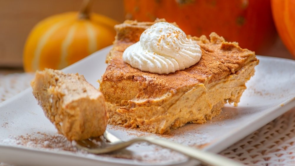 No-bake pumpkin pie
