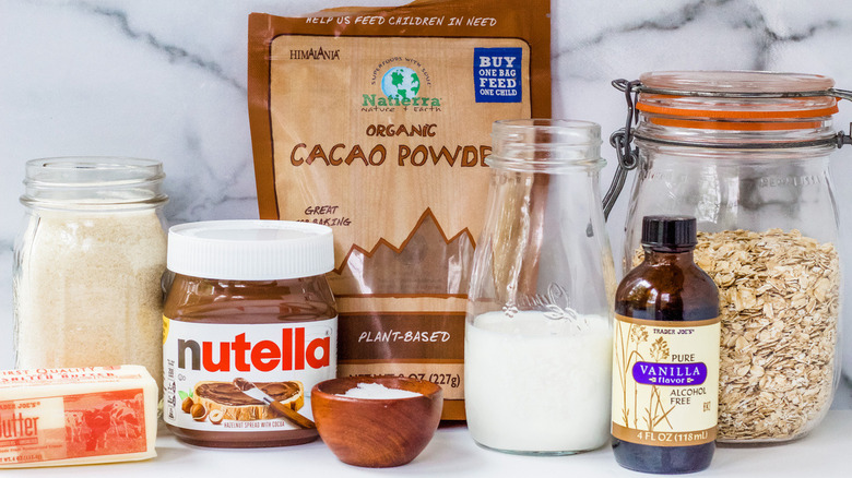 no-bake Nutella cookies ingredients