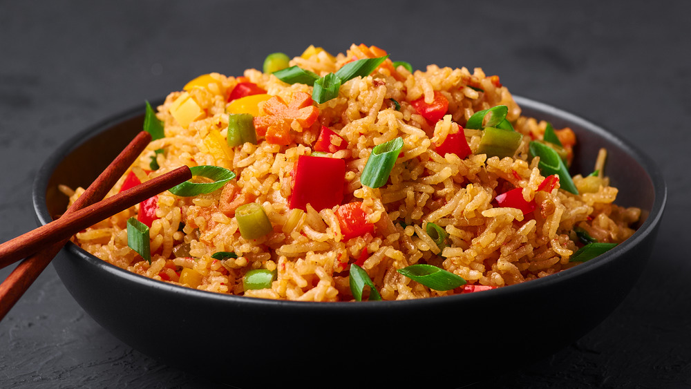 Fried rice in a bowl