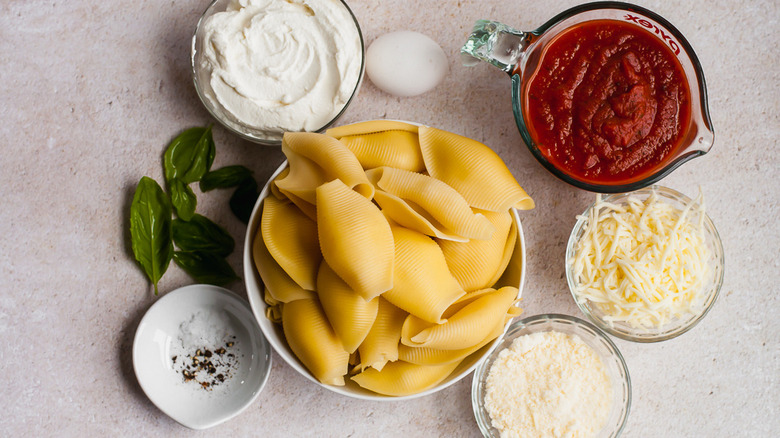 ingredients for stuffed shells