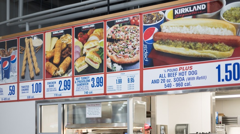 Costco food court menu 