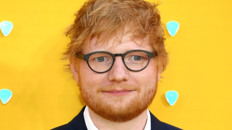 Ed Sheeran close-up