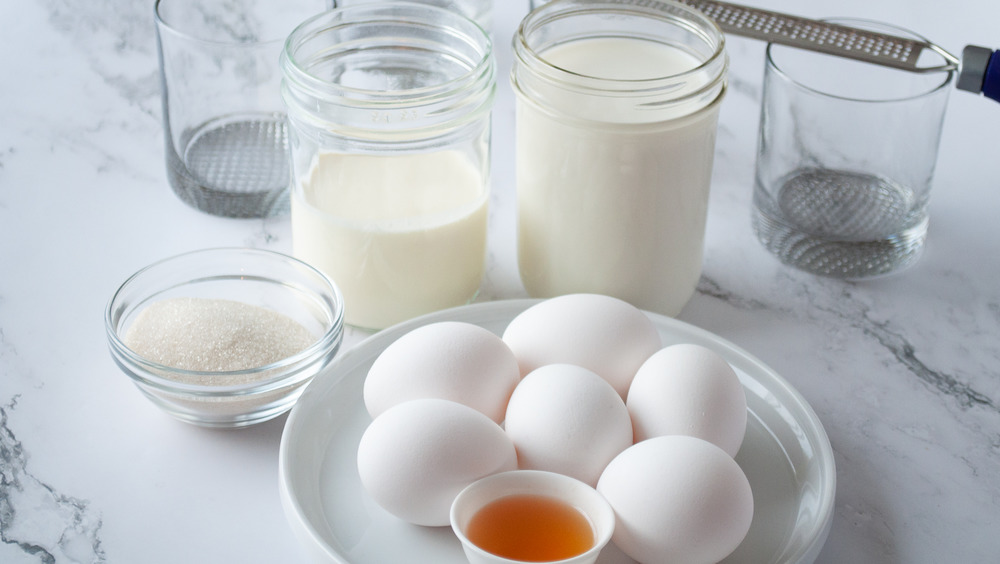 hjemmelavede æggesnaps ingredienser