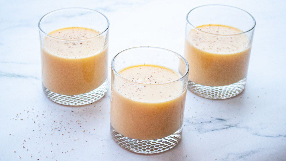 Refrigerate and store your eggnog