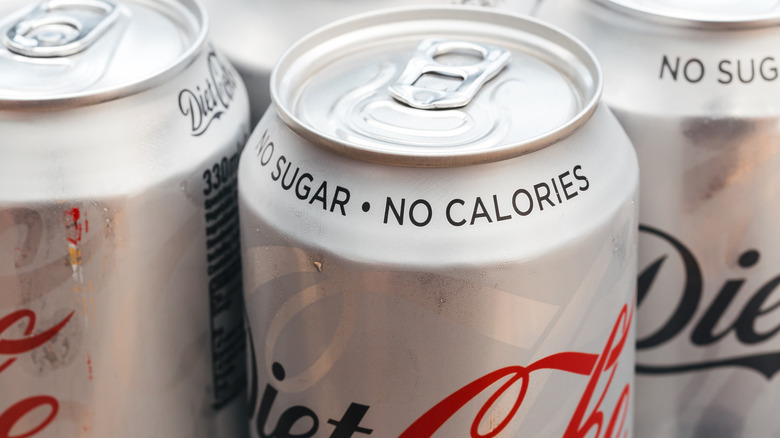 Diet Coke cans