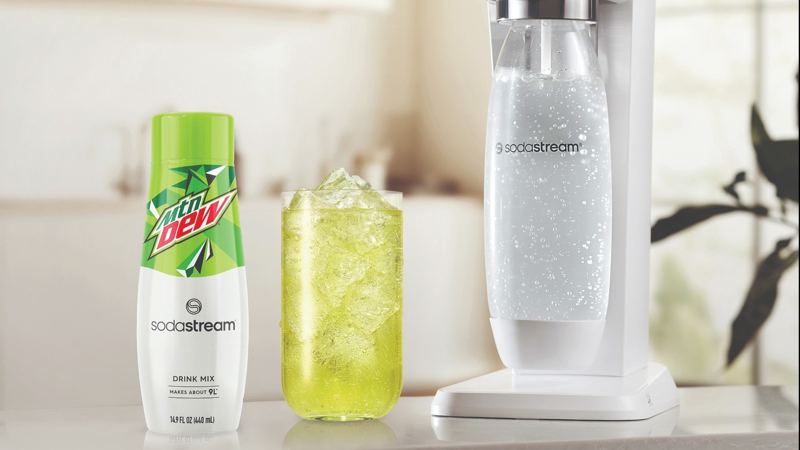 Mtn Dew Lovers Rejoice! SodaStream Is Adding The Iconic Brand