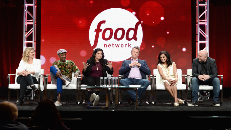 Panel of Chopped judges at Food Network event
